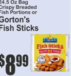 Gorton's鱼柳条