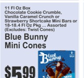 Blue Bunny迷你甜筒
