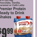 Premier Protein即饮蛋白奶昔