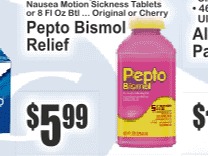 Pepto Bismol胃药