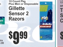 Gillette Sensor2剃须刀
