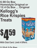 Kellogg's Rice Krispies棒