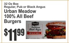 Urban Meadow全牛肉汉堡饼