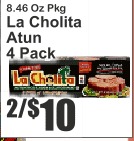 La Cholita金枪鱼4连包