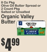 Organic Valley Butter Spread 8oz