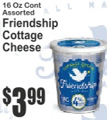 Friendship Cottage Cheese 16oz Assorted