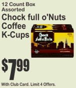 Chock full o'Nuts Coffee K-Cups 12 Count Assorted