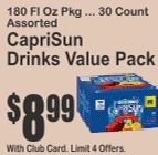 CapriSun Drinks Value Pack 180floz 30 Count