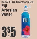 Fiji Artesian Water 23.67floz Sportscap Btl