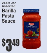 Barilla Pasta Sauce 24oz Assorted