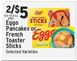 Eggo Pancakes or French Toaster Sticks