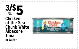 Chicken of the Sea Chunk White Albacore Tuna