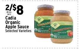 Cadia Organic Apple Sauce