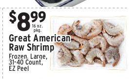 Great American Raw Shrimp Large