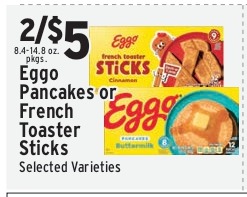 Eggo Pancakes or French Toaster Sticks
