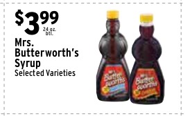 Mrs. Butterworth's Syrup