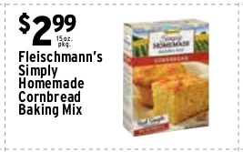 Fleischmann's Simply Homemade Cornbread Baking Mix