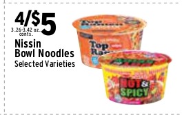 Nissin Bowl Noodles