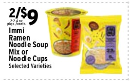 Immi Ramen Noodle Soup Mix or Noodle Cups