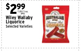 Wiley Wallaby Liquorice
