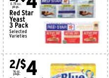 Red Star Yeast 3 Pack