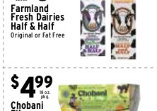 Farmland Fresh Dairies Half & Half