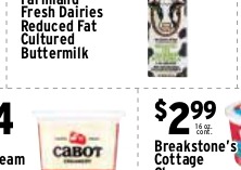 Farmland Fresh Dairies Reduced Fat Cultured Buttermilk