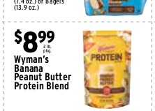 Wyman's Banana Peanut Butter Protein Blend