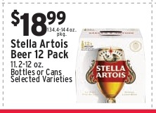 Stella Artois Beer 12 Pack