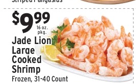 Jade Lion Large Cooked Shrimp