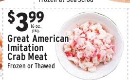 Great American Imitation Crab Meat