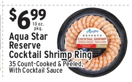 Aqua Star Reserve Cocktail Shrimp Ring