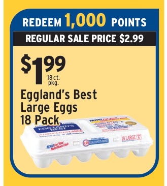 Eggland's Best Large Eggs, 18 Pack