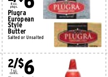 Plugra European Style Butter, Salted or Unsalted