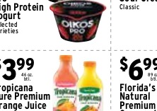 Oikos Pro High Protein Yogurt, Selected Varieties