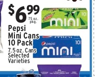 Pepsi 1.25 Liter, Mtn Dew Zero Sugar Selected Varieties