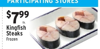 Kingfish Steaks, Frozen