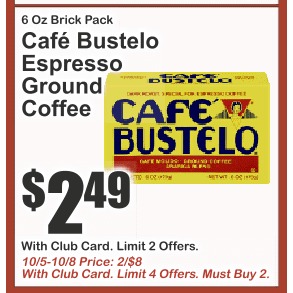 Cafe Bustelo 浓缩研磨咖啡