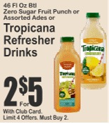 Tropicana 果汁饮料