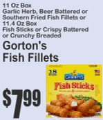 Gorton's 炸鱼排
