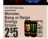 Monster/Bang/Reign 能量饮料