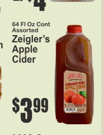 Zeigler's Apple Cider, Assorted