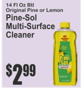 Pine-Sol Multi-Surface Cleaner, Original Pine or Lemon