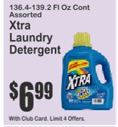 Xtra Laundry Detergent, Assorted