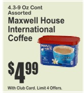 Maxwell House International Coffee