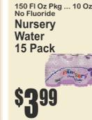 Nursery Water 15 Pack
