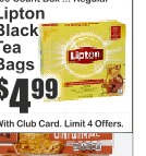 Lipton Black Tea Bags