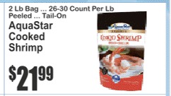 AquaStar Cooked Shrimp