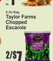 Taylor Farms Chopped Escarole