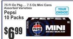 Pepsi 10 Packs